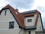Praha 5 - Radlice - solární systém pro ohřev TV v RD